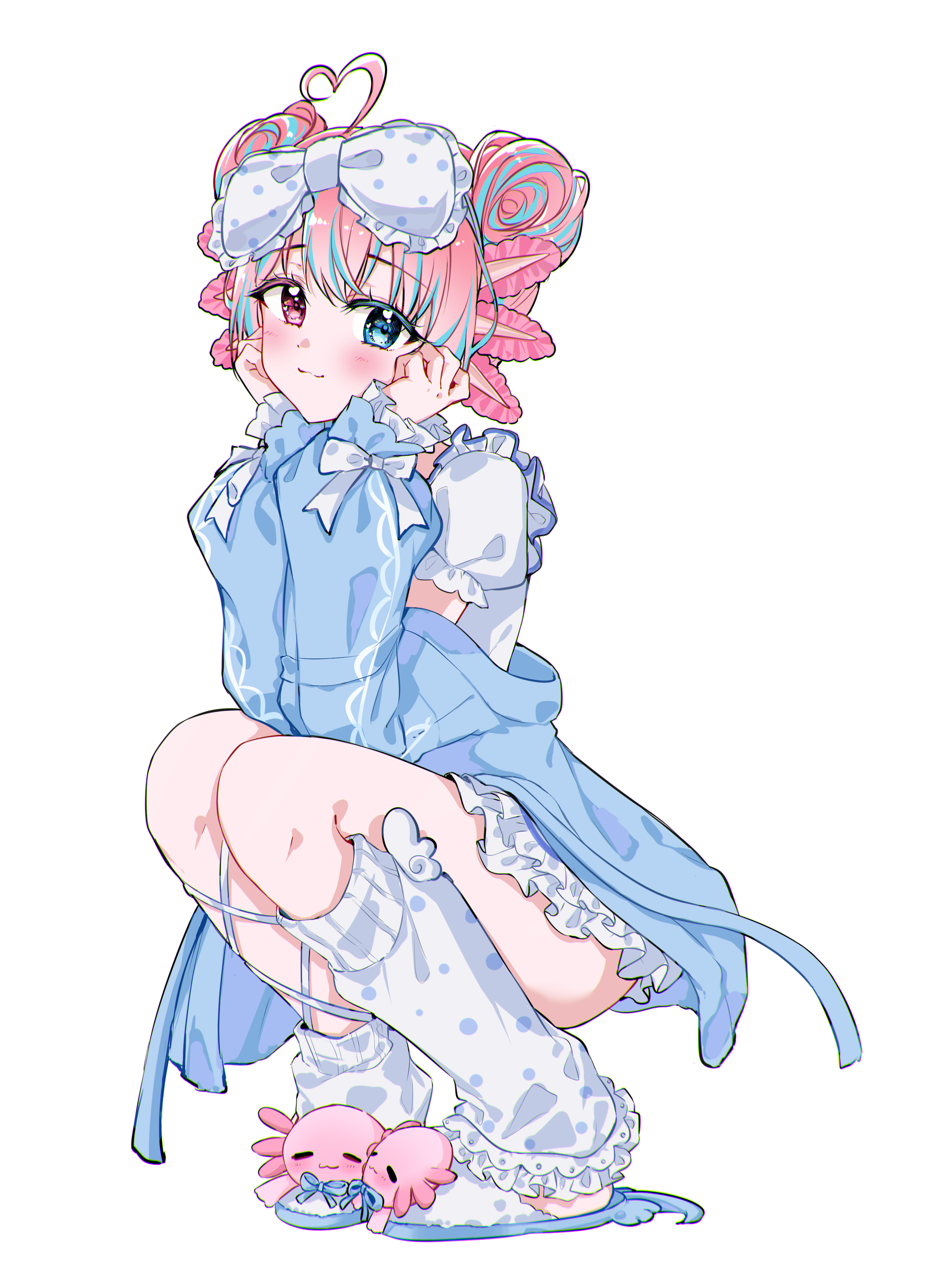 ChiisanaVT_Goods-Step into the healing (and slightly bubbly) world of Chiisana, your favorite Axolotl Nurse VTuber! Whether you’re here for a check-up or just a shot of dopamine, our shop is officially open for all your "medicine" needs.

We’ve traded the syringes for high-quality goods, ensuring every item is crafted with 100% axolotl love and a dash of pink aesthetic.