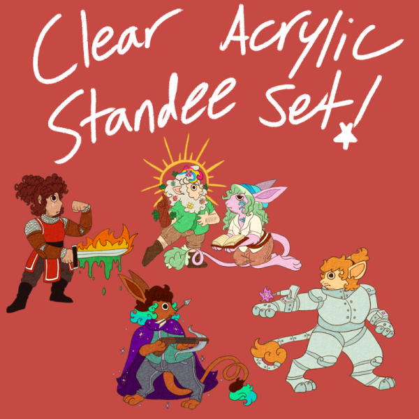 Medieval TAZ Imbalance Heroes - Clear Acrylic Standee Set