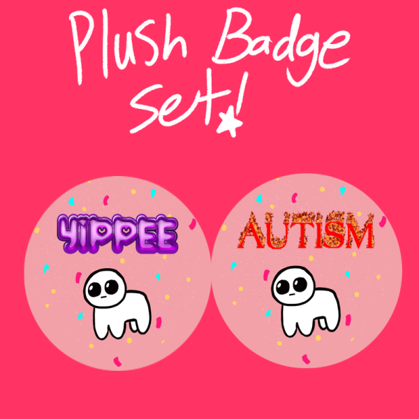 TBH - Round Plush Badge Set