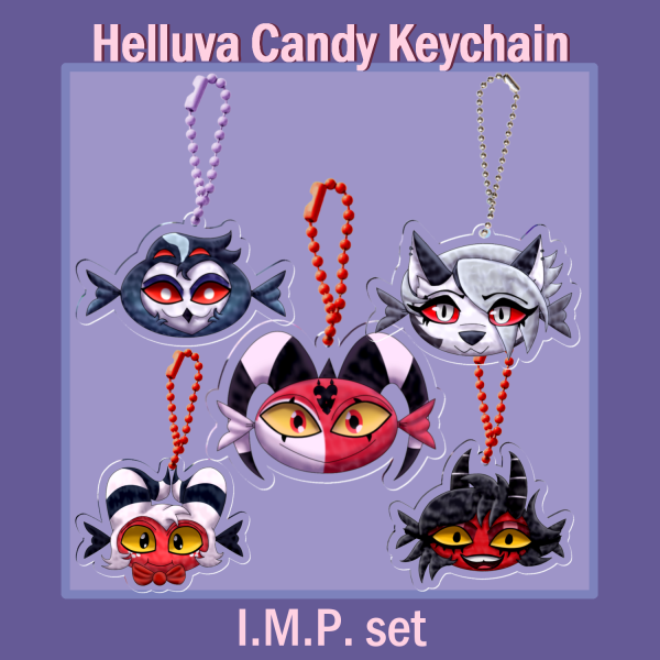 Candy I.M.P keychain set