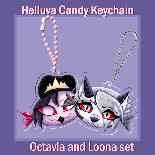 Candy Sisters keychain set