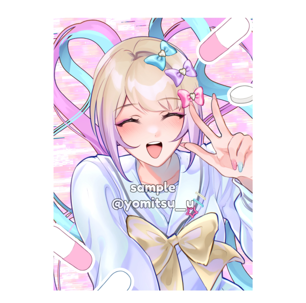 KAngel & Ame | NEEDY GIRL OVERDOSE | Lenticular Card 2.13"x3.35"(54x85mm)