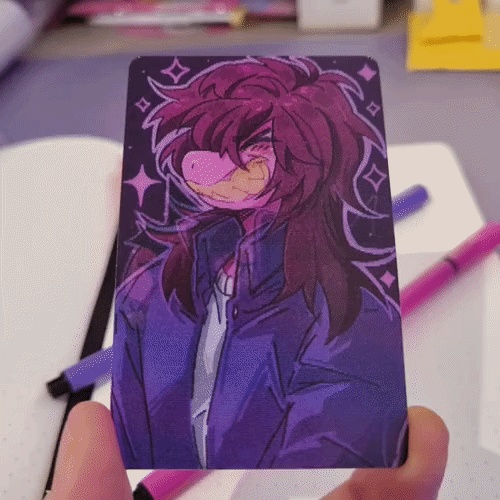 susie small lenticular card