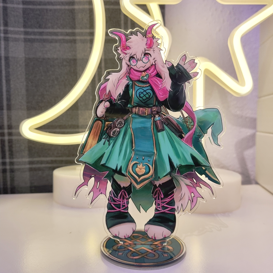 "hat-off" ralsei acrylic standee