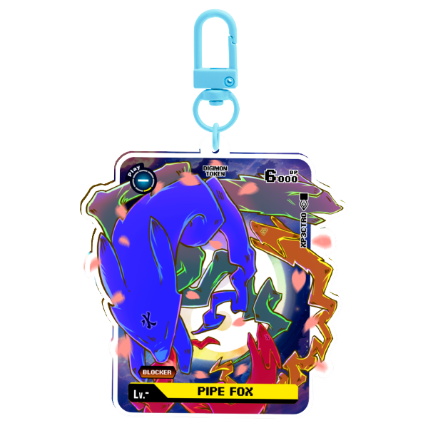 Pipe Fox Token Keychain Set