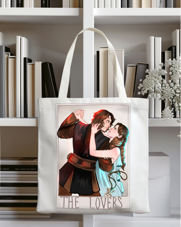 AnakinXPadme Canvas Tote Bag - 15.3″x13.4″(39x34cm)