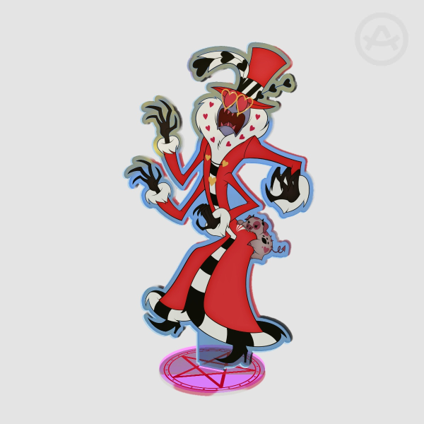 Valentino Bitten by Fat Nuggets (Rainbow Acrylic Standees)