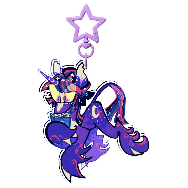 Twi! Double-Sided Keychain