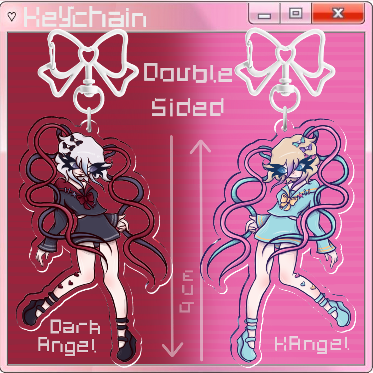 🩷 Kangel / Dark Angel Keychain 🖤