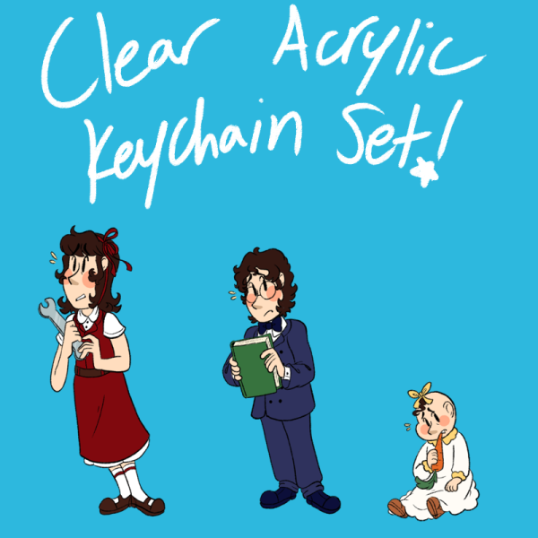 Lil Baudelaires - Clear Acrylic Keychain Set