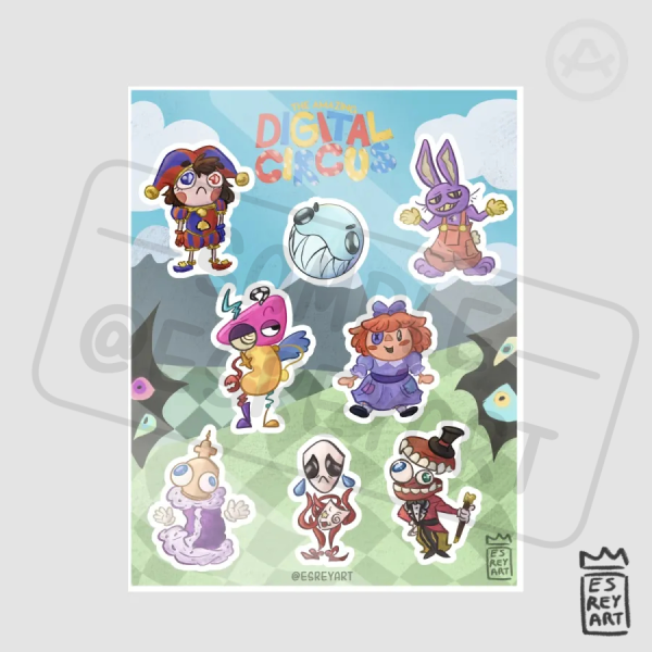 Digital Circus stickers!