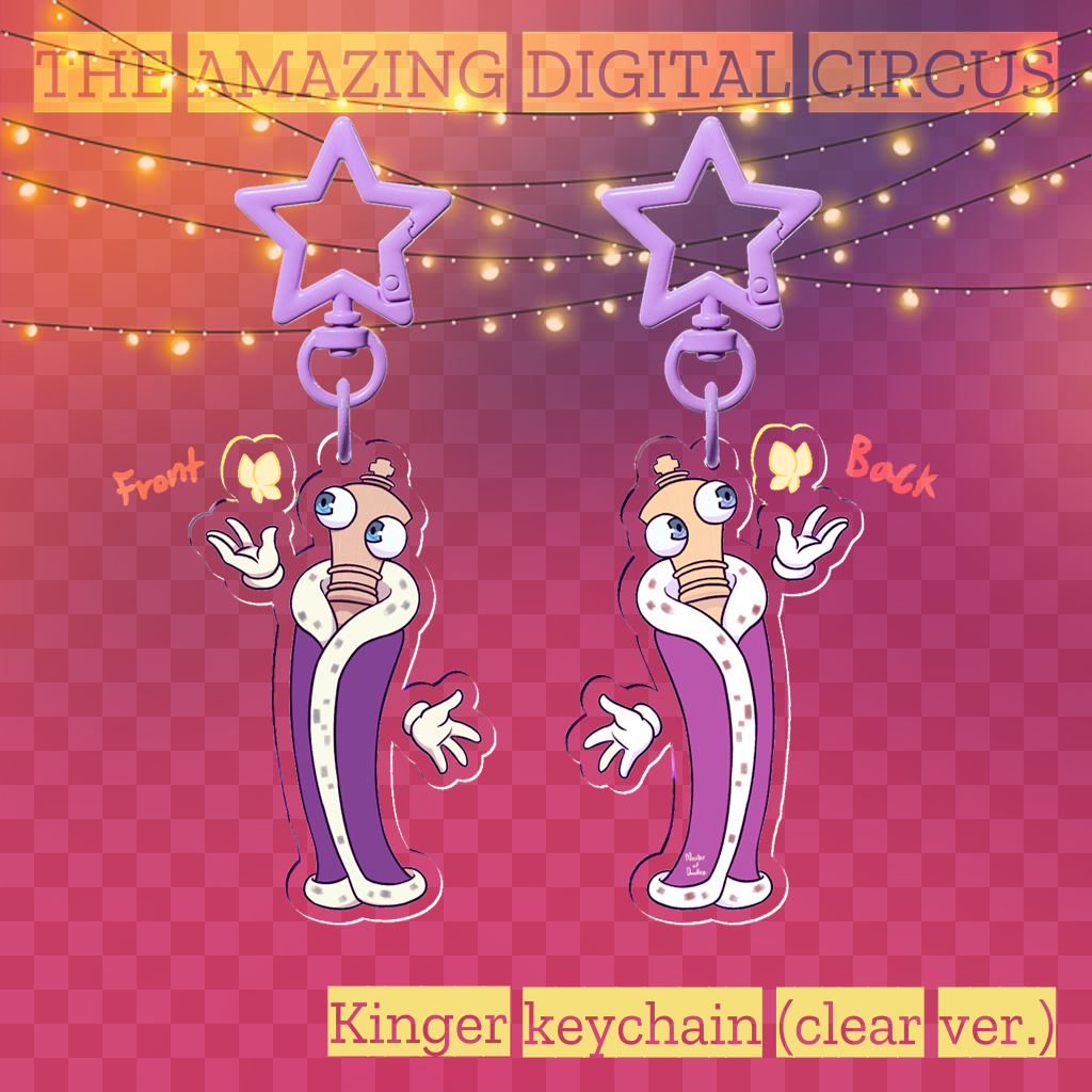 Kinger (Clear ver.) Acrylic Keychain