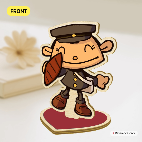 Recieved "Cold Sweet Potato"! wood standee