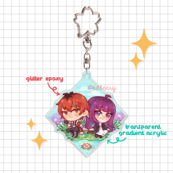 Fern x Stark Glitter Epoxy Charm