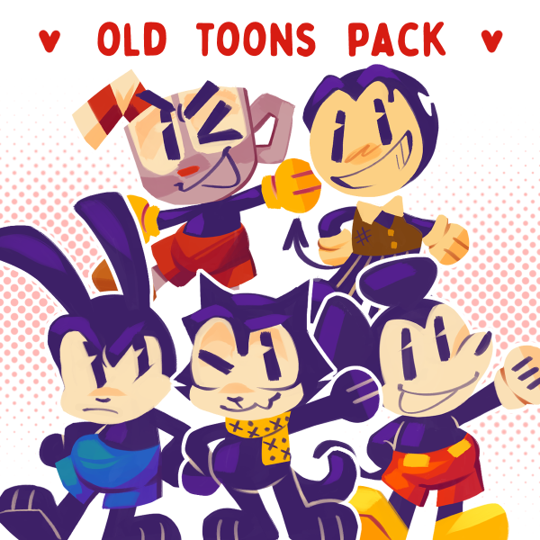 Old Toons Standies Pack