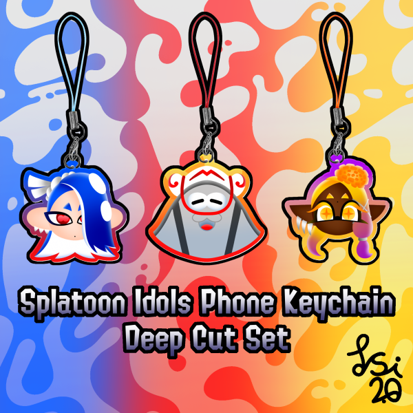 Splatoon Idols Phone Keychain | Deep Cut Set