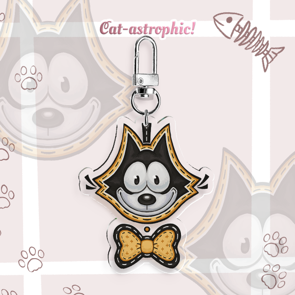 Felix the Cat (1-piece version) Keychain