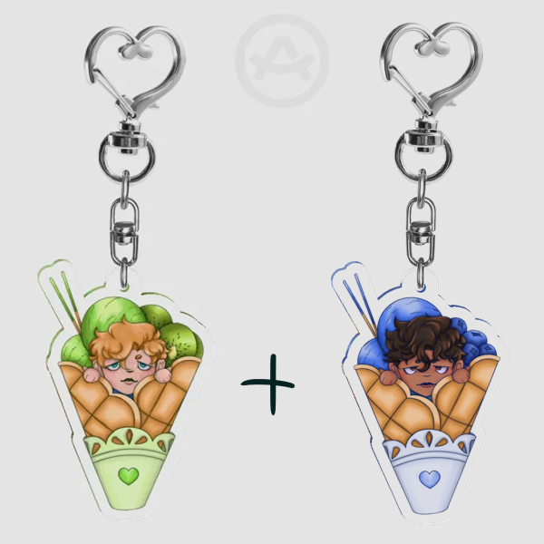 VCARB 2026 Team Cute Waffle Themed Keychain Set || F1 Fanart