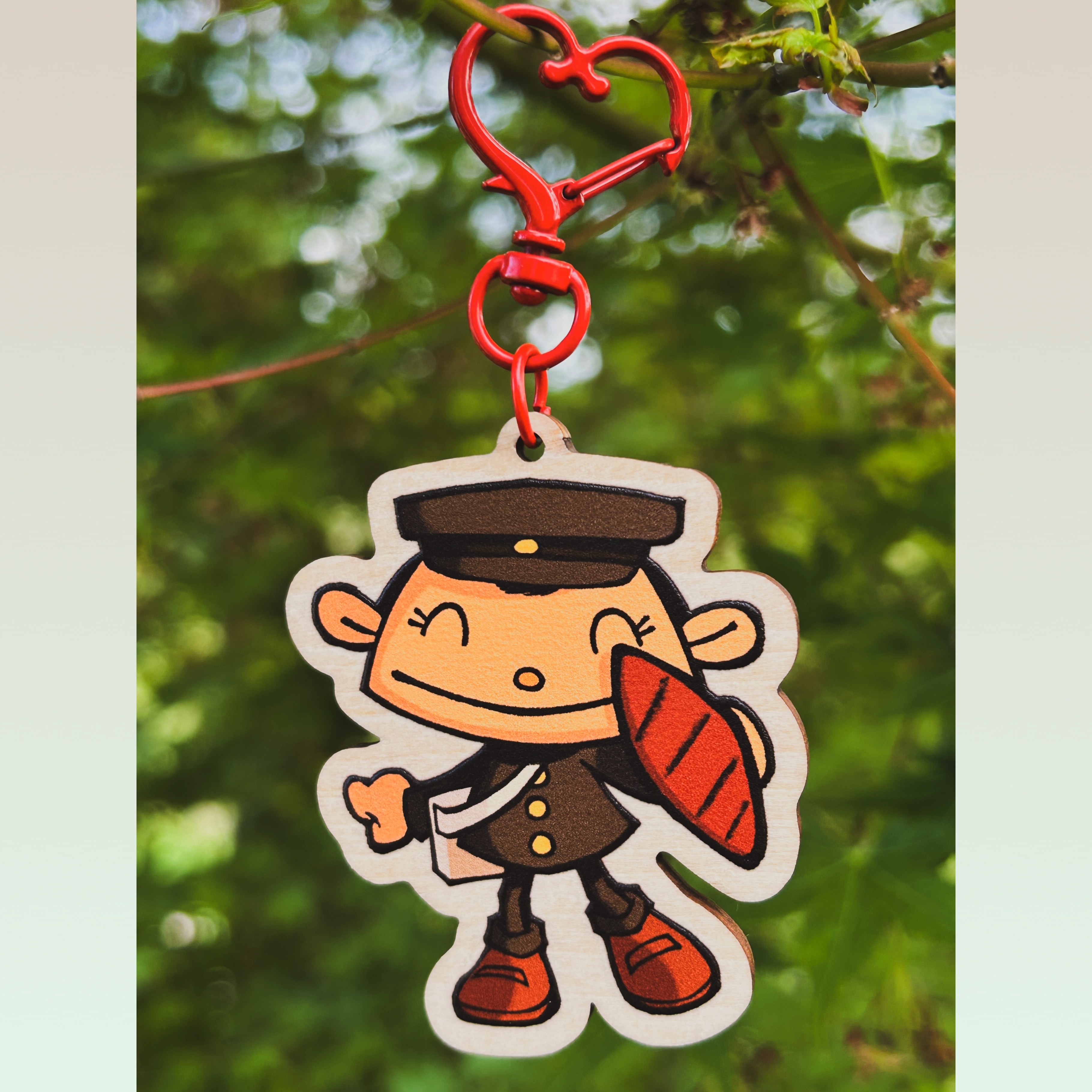 Recieved "Cold Sweet Potato"! wood keychain