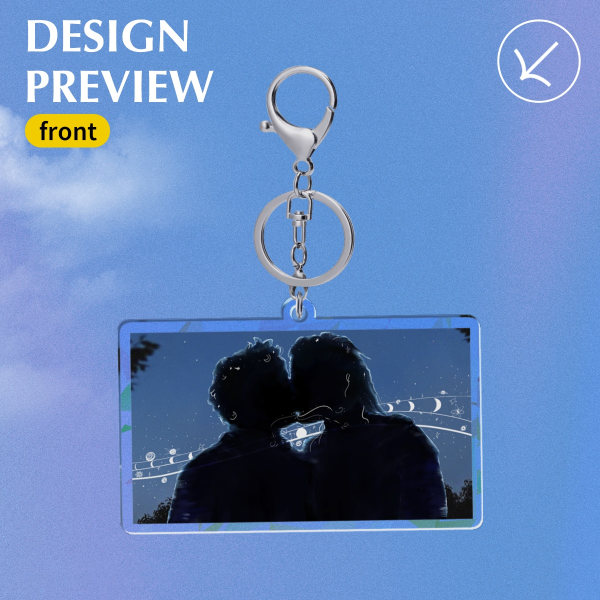 Gentlebeard -Our Flag Means Death Acrylic Keychain