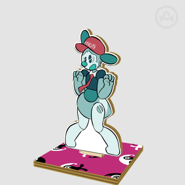 C0D0 Wooden Standee