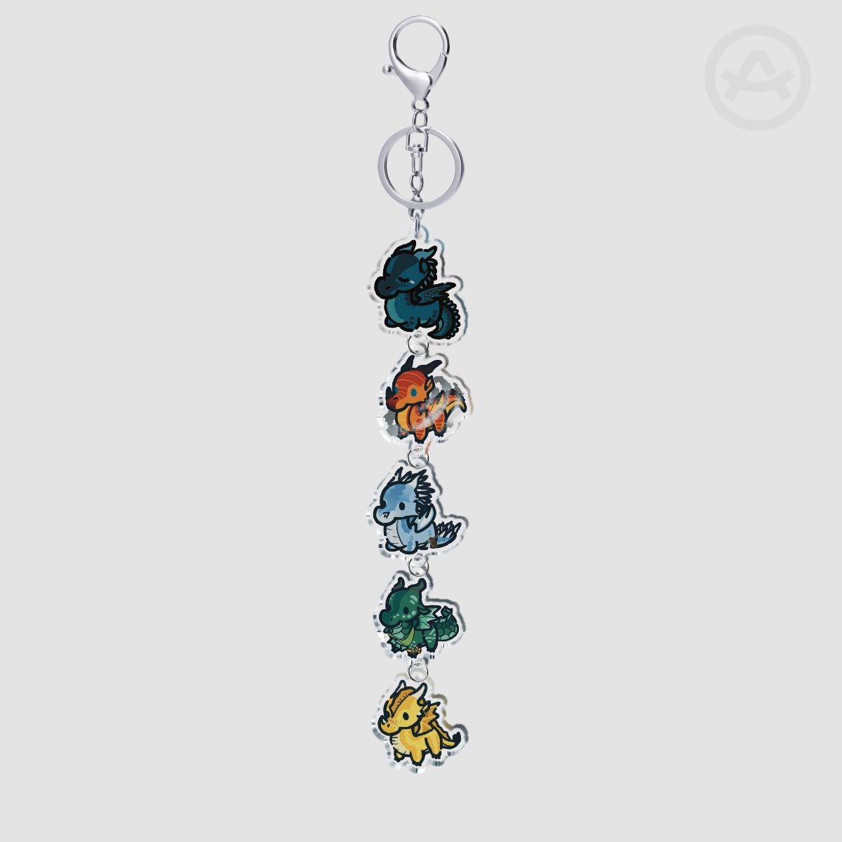 Arc 2 Protagonists Connection Keychain