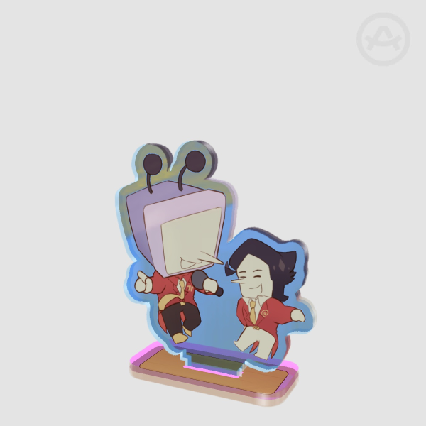 Bigshot Era Spamtenna Holographic Acrylic Standee