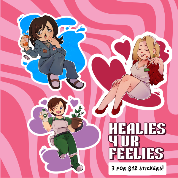 Healies 4 UR Feelies Sticker set!