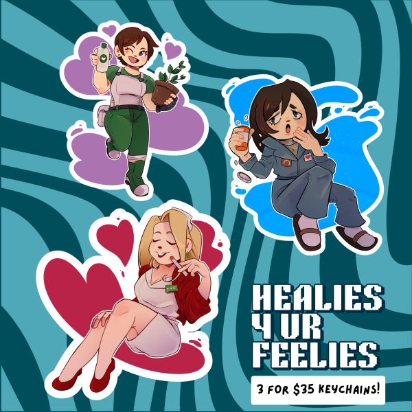 Healies 4 UR Feelies Acrylic Charm Set!