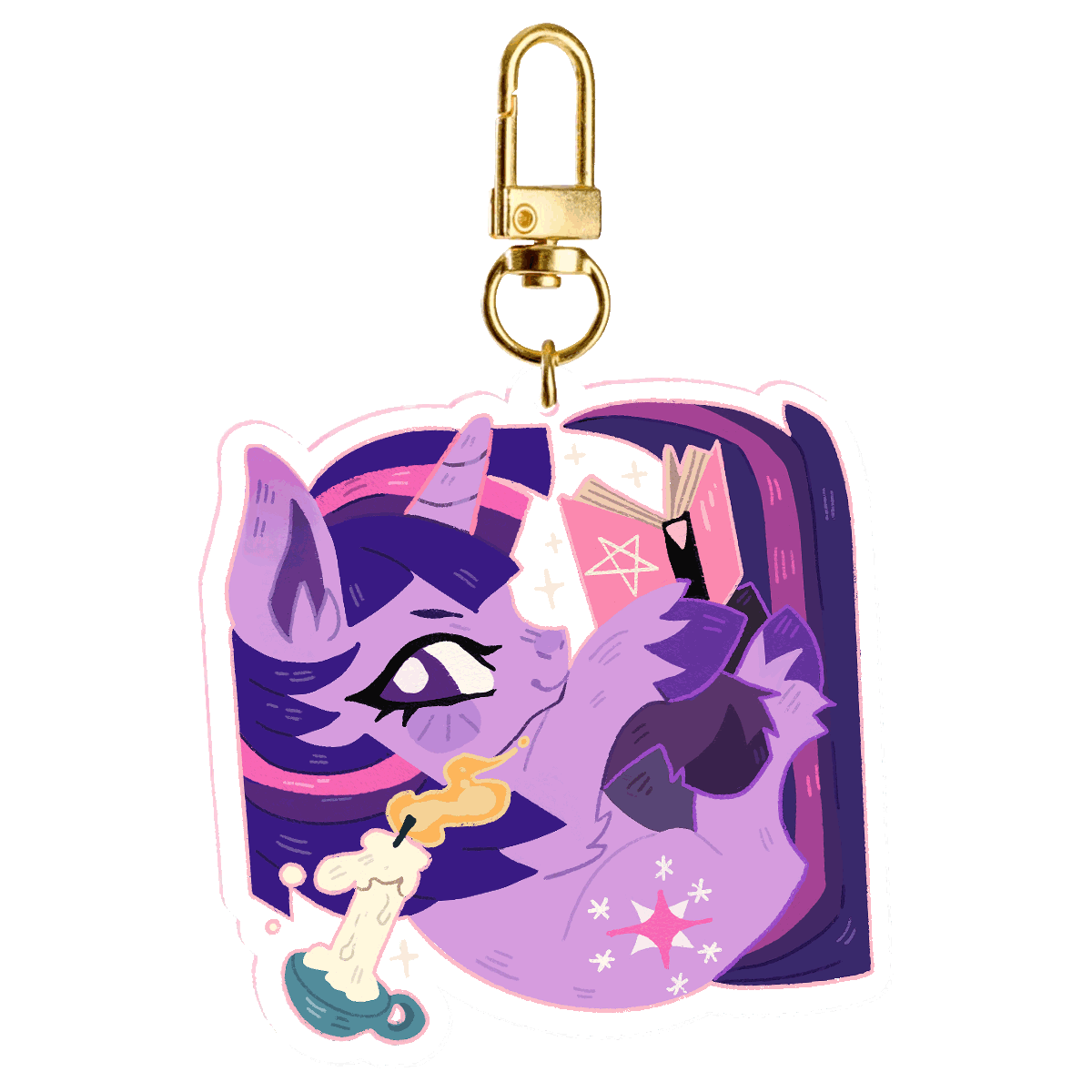 Twilight Cube Keychain