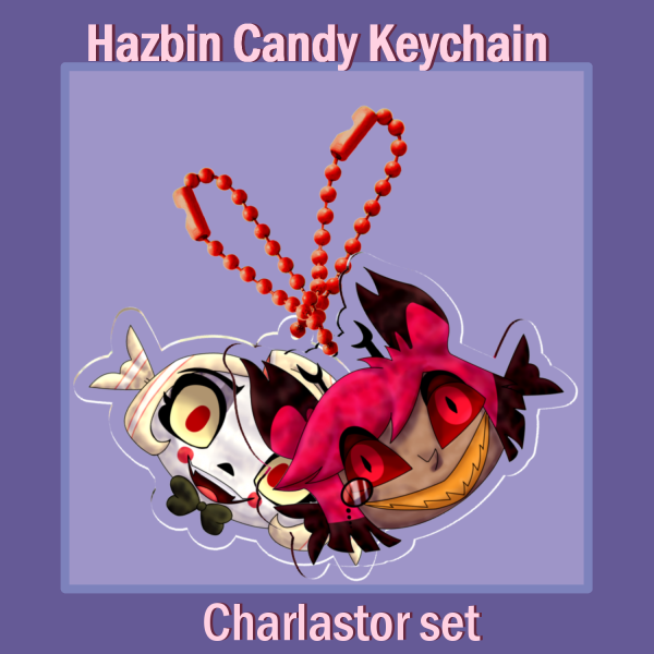 Candy Charlastor keychain set