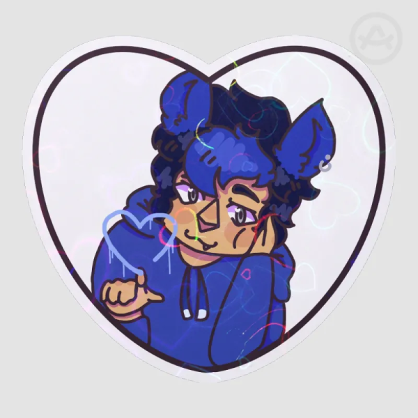 Kein Heart Sticker Set