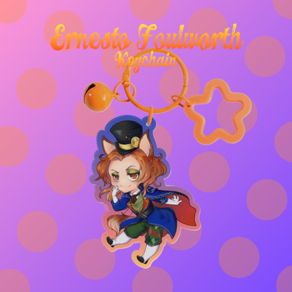 Ernesto Foulworth Acrylic Keychain (Twisted Wonderland)