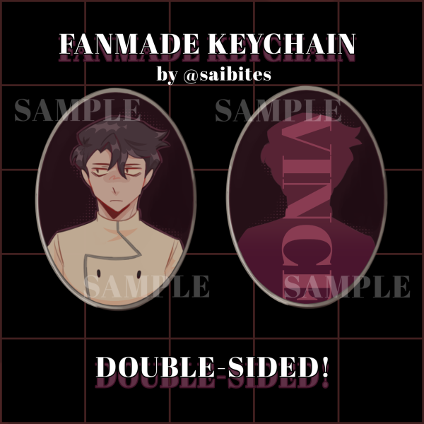 [DEAD PLATE] Vince Acrylic Double-sided Keychain