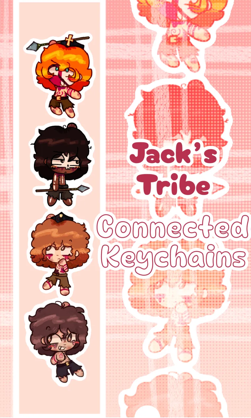 Jack's Tribe Connected Keychains by BLICKETYURI - ACGGOODS
