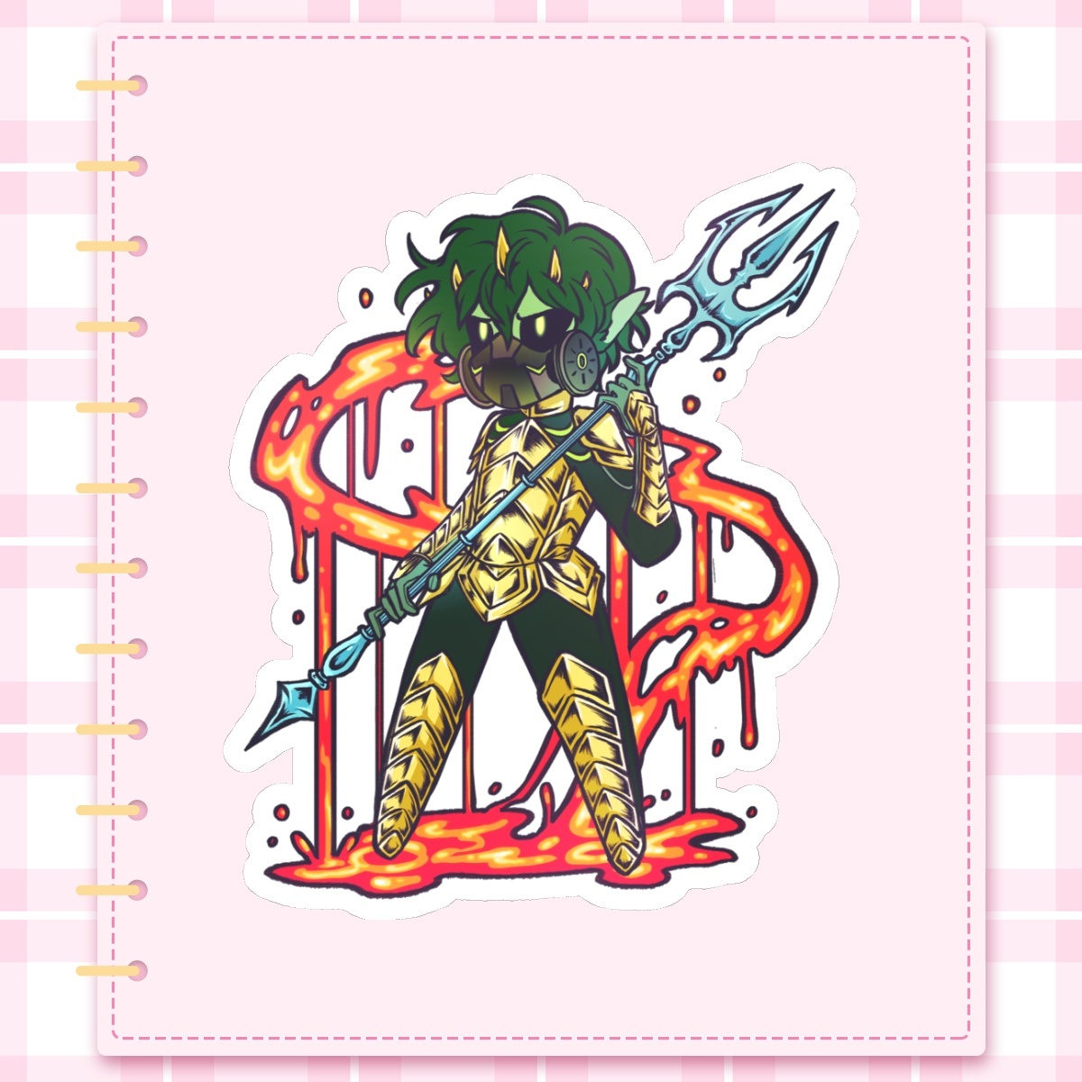 DSMP: Warden Sam - Die Cut Sticker