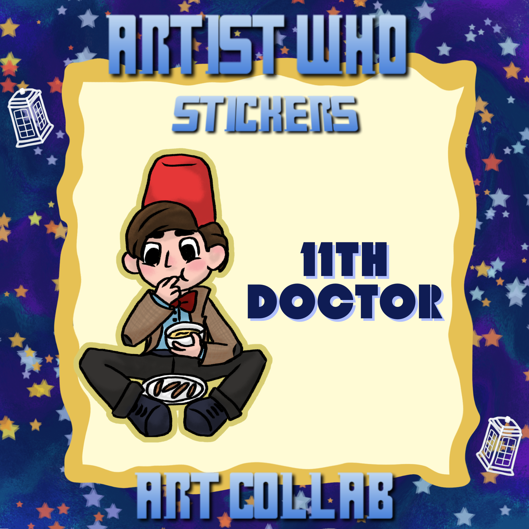 (ARTIST WHO) 11th Doctor - Sticker