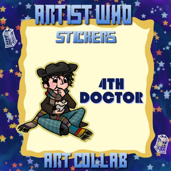 (ARTIST WHO) 4th Doctor - Sticker