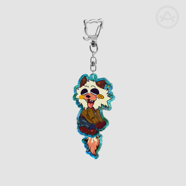 Ethan - waggy tail keychain