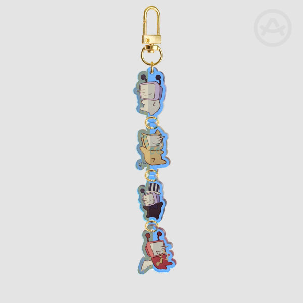 Tennaling Tenna Holographic Connected Acrylic Keychain