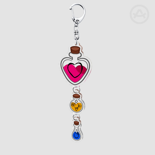 Ecci potion bottles keychain