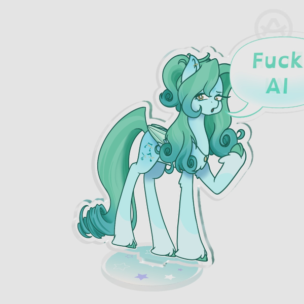 Dissonance says no to AI! || Standee