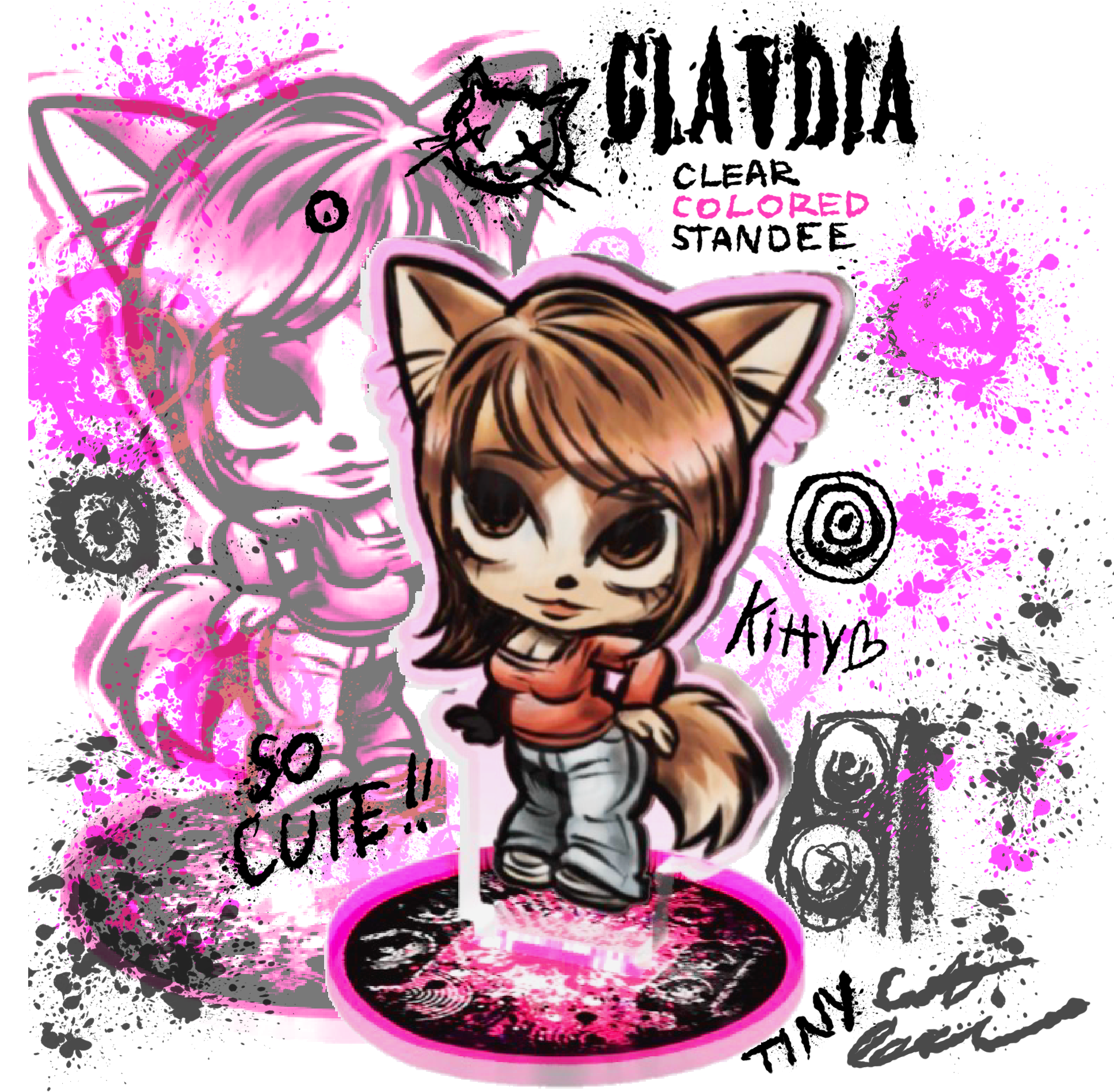 Standee Cat CLAVDIA