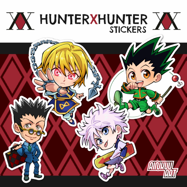 HunterxHunter Holo Stickers