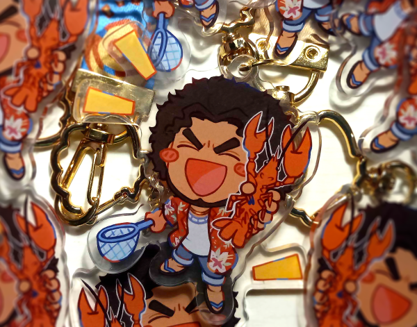 Ichiban and Nancy Keychain
