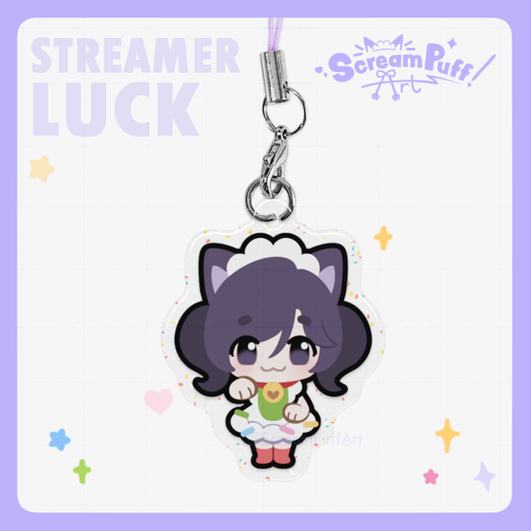Streamer Luck Phone Charm