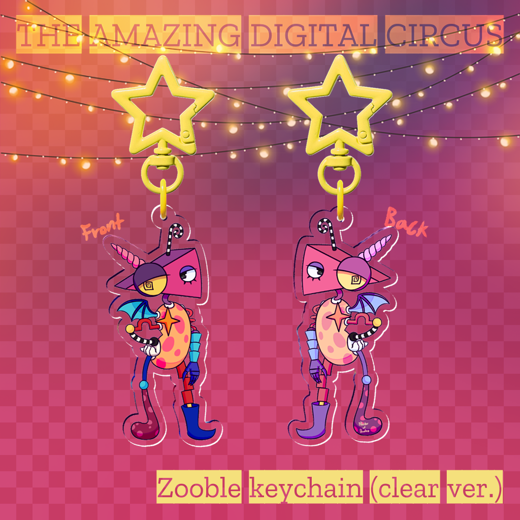 Zooble (Clear ver.) Acrylic Keychain