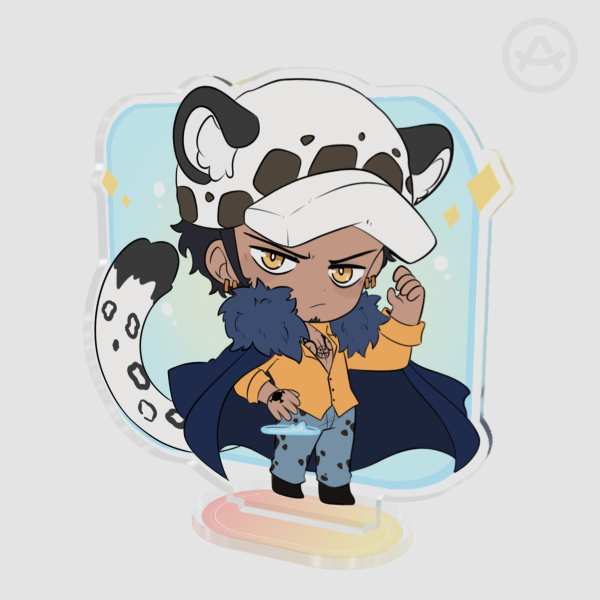 Snow kitty .Clear Acrylic Standees