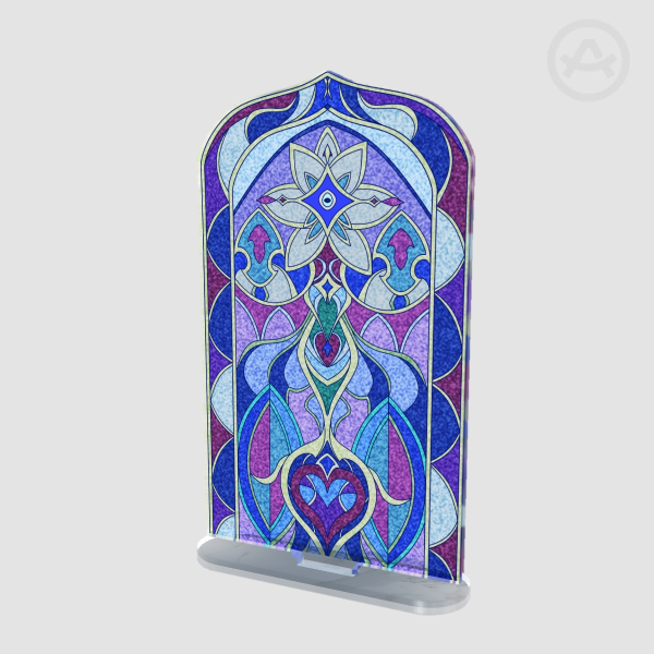 Stained Glass Clear Acrylic Standees