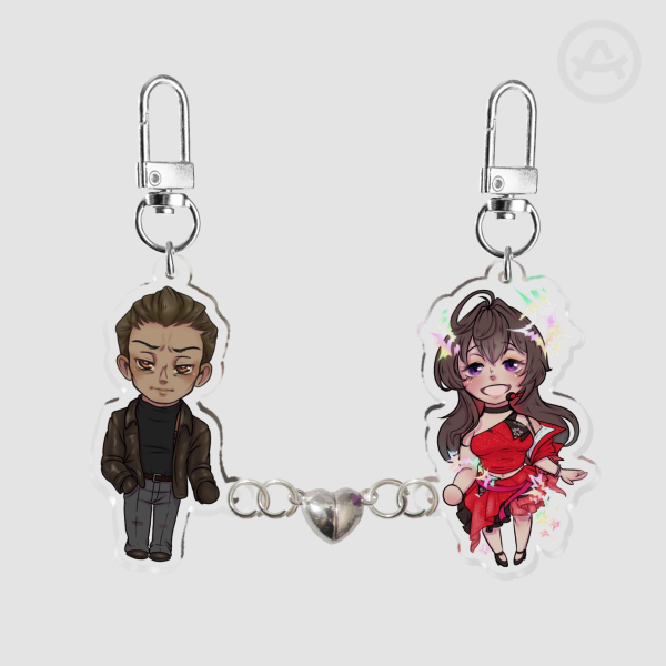 NIKKE - Oswald and Pretty - Acrylic Magnet Keychains